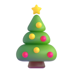 Christmas tree Discord emoji PNG