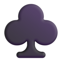 club suit Discord emoji PNG