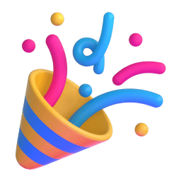 party popper Discord emoji PNG