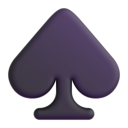spade suit Discord emoji PNG