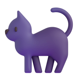 black cat Discord emoji PNG