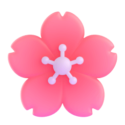 cherry blossom Discord emoji PNG