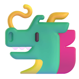 dragon face Discord emoji PNG