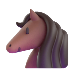 horse face Discord emoji PNG