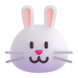rabbit face Discord emoji PNG