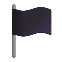 black flag Discord emoji PNG
