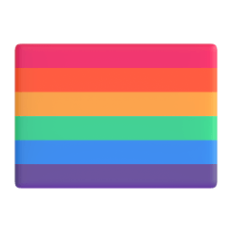rainbow flag Discord emoji PNG
