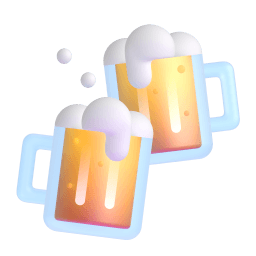 clinking beer mugs Discord emoji PNG