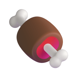 meat on bone Discord emoji PNG