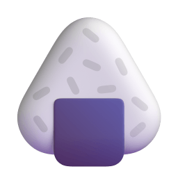 rice ball Discord emoji PNG