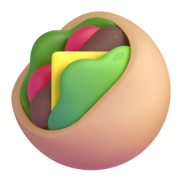 stuffed flatbread Discord emoji PNG