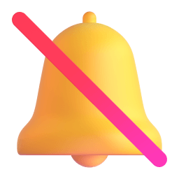bell with slash Discord emoji PNG