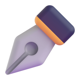 black nib Discord emoji PNG