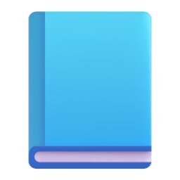 blue book Discord emoji PNG