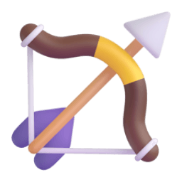 bow and arrow Discord emoji PNG
