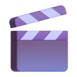clapper board Discord emoji PNG