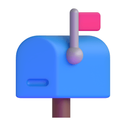 closed mailbox with raised flag Discord emoji PNG