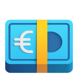 euro banknote Discord emoji PNG