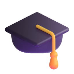 graduation cap Discord emoji PNG