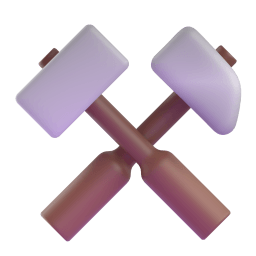 hammer and pick Discord emoji PNG