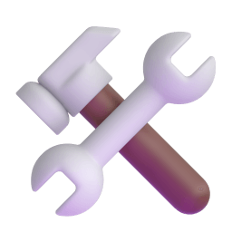 hammer and wrench Discord emoji PNG