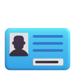 identification card Discord emoji PNG
