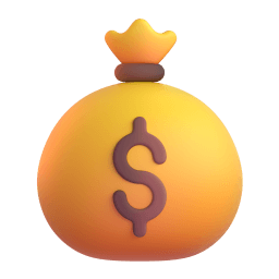 money bag Discord emoji PNG