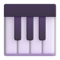 musical keyboard Discord emoji PNG