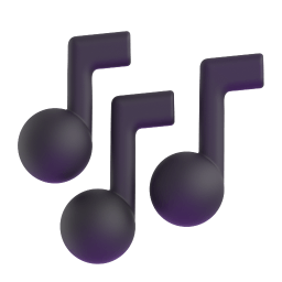 musical notes Discord emoji PNG