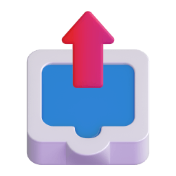 outbox tray Discord emoji PNG