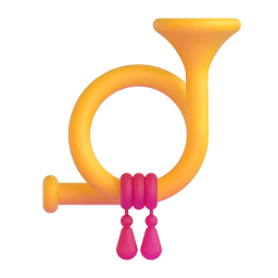 postal horn Discord emoji PNG