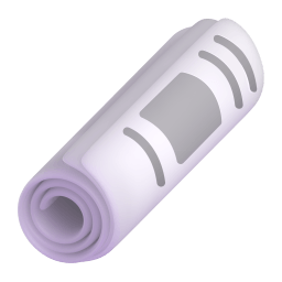 rolled-up newspaper Discord emoji PNG