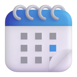 spiral calendar Discord emoji PNG