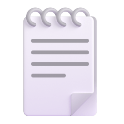 spiral notepad Discord emoji PNG