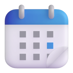 tear-off calendar Discord emoji PNG