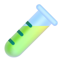 test tube Discord emoji PNG