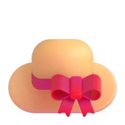 woman’s hat Discord emoji PNG