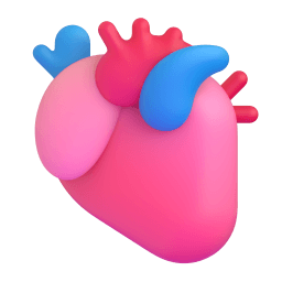anatomical heart Discord emoji PNG