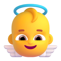 baby angel Discord emoji PNG