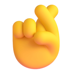 crossed fingers Discord emoji PNG