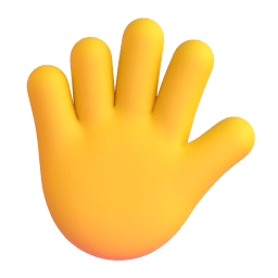 hand with fingers splayed Discord emoji PNG