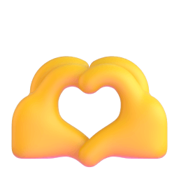 heart hands Discord emoji PNG