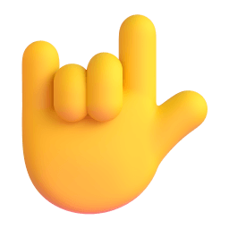 love-you gesture Discord emoji PNG