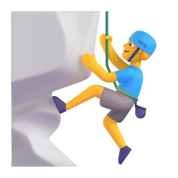 man climbing Discord emoji PNG