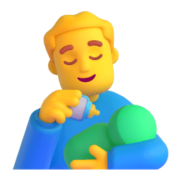 man feeding baby Discord emoji PNG