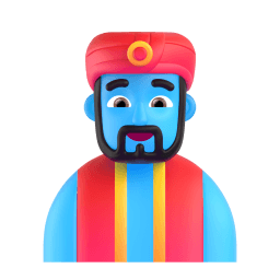 man genie Discord emoji PNG