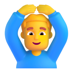 man gesturing OK Discord emoji PNG