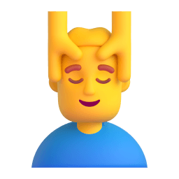 man getting massage Discord emoji PNG