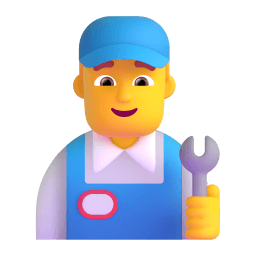 man mechanic Discord emoji PNG