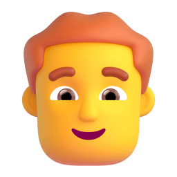man: red hair Discord emoji PNG